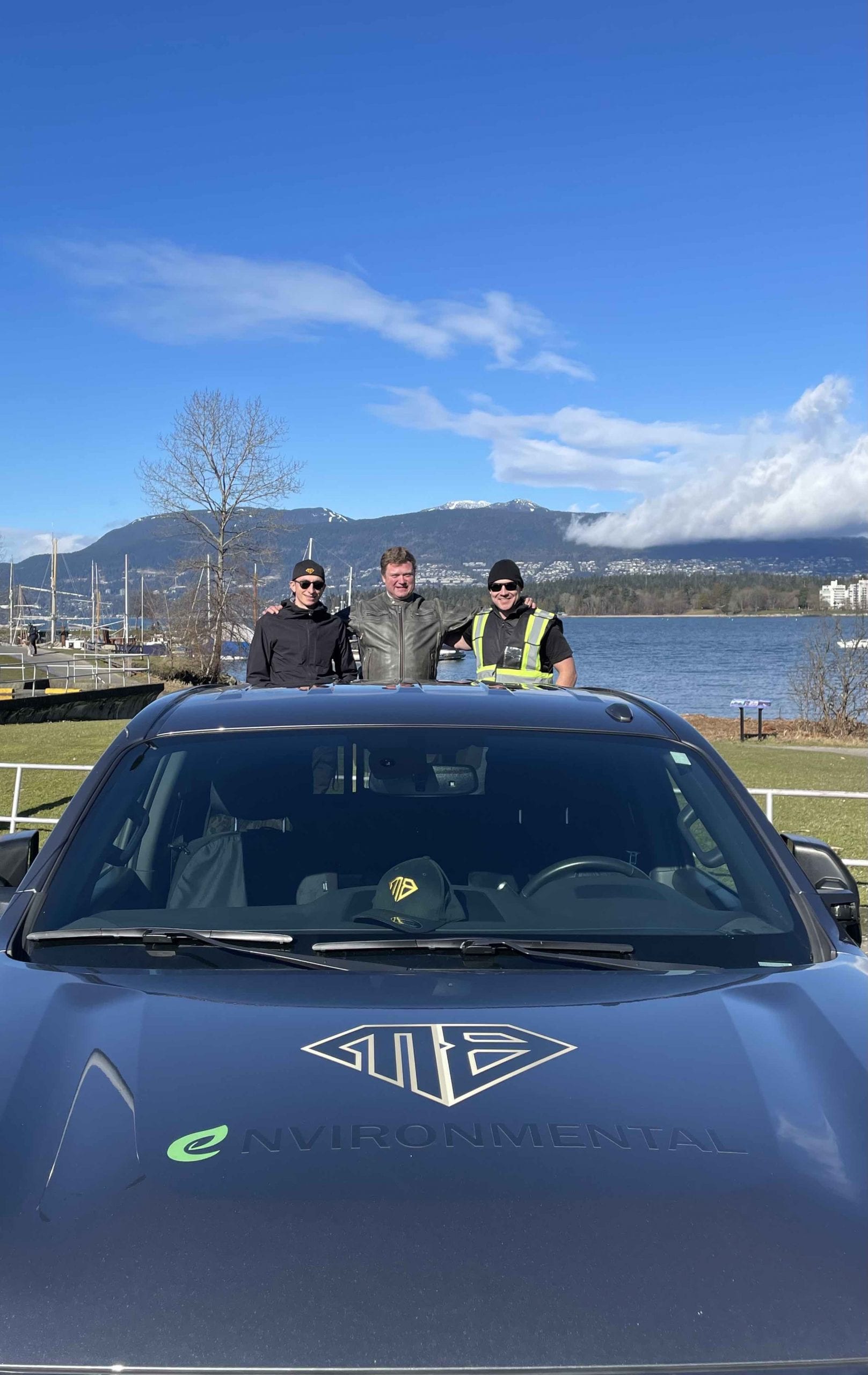 MB Environmental owners behind truck